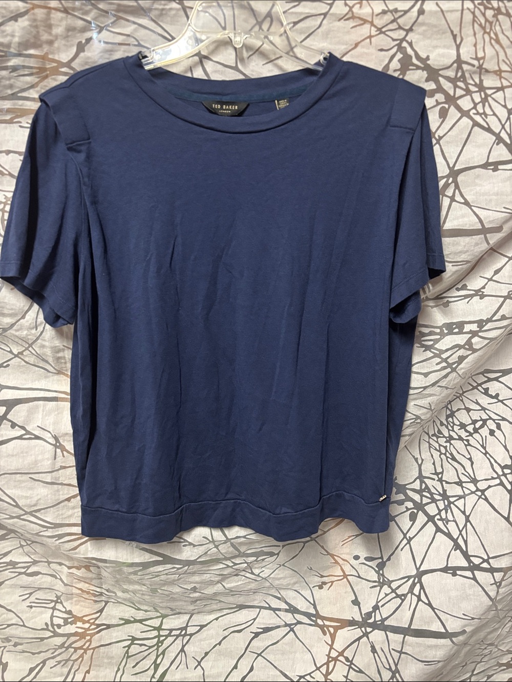 Ted Baker Navy Short Sleeve Crewneck Tee
